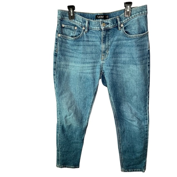 Lauren Ralph Lauren Classic Jeans Straight Leg Blue Medium Wash Western 10 - Picture 1 of 8
